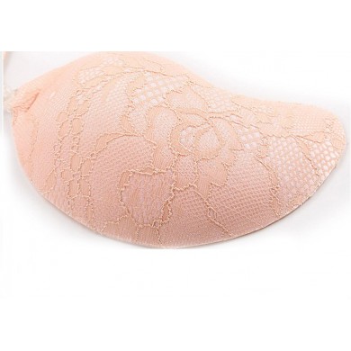 Priya - Luxury Pink Lace Seamless Stick On Bra Priya - Luxury Pink Lace Seamless Stick On Bra