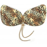 Fierce - Luxury Leopard Print Push Up Stick On Bra