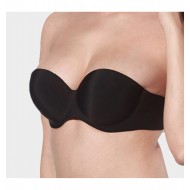 Luxury Balconette Wing Stick On Bra - Black