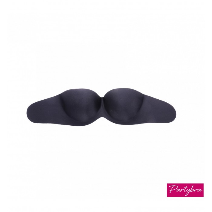 Luxury Balconette Wing Stick On Bra - Black