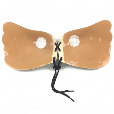 Luna - Black Luxury Push Up Drawstring Stick On Bra Luna - Black Luxury Push Up Drawstring Stick On Bra
