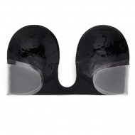 Naomi - Luxury U Plunge Stick On Bra - Black